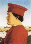 Piero della Francesca Portrait of Federigo da Montefeltro oil on canvas